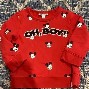Gap kids Mickey sweatshirt